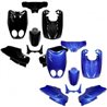 KIT DE CARENADOS YAMAHA NEOS / MBK OVETTO 2002-2007 7 PIEZAS AZUL METÁLICO