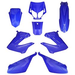 CARENADOS DERBI SENDA 2000-2010 8 PIEZAS INYECCIÓN AZUL