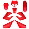 CARENADOS DERBI SENDA 2000-2010 8 PIEZAS INYECCIÓN ROJO
