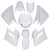 CARENADOS DERBI SENDA DRD RACING/LIMITED 04-10 8 PIEZAS INYECCIÓN BLANCO