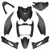 KIT DE CARENADOS YAMAHA JOG R RR / MBK MACH G 9 PIEZAS NEGRO MATE