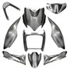 KIT DE CARENADOS YAMAHA JOG R RR / MBK MACH G 9 PIEZAS GRIS OSCURO METÁLICO BMW