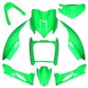 KIT DE CARENADOS YAMAHA JOG R RR / MBK MACH G 9 PIEZAS VERDE KAWA
