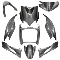 KIT DE CARENADOS YAMAHA JOG R RR / MBK MACH G 9 PIEZAS GRIS NARDO