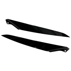 EMBELLECEDORES FARO DELANTERO (JUEGO) PCX (18-) NEGRO (NHA84)