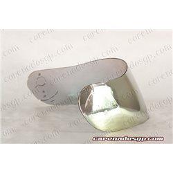 VISERA AGV K3 Y K4 IRIDIUM PLATA