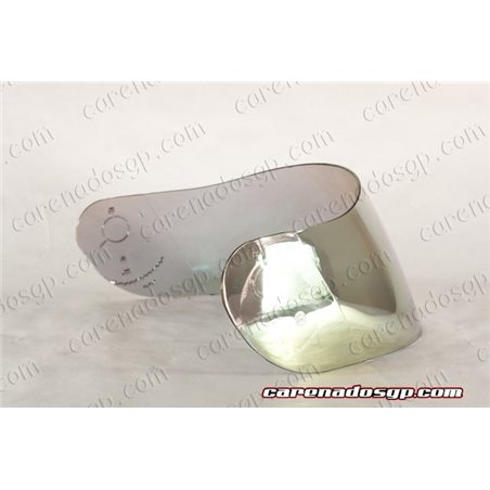 VISERA AGV K3 Y K4 IRIDIUM PLATA