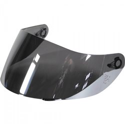 VISERA AGV K3 Y K4 IRIDIUM PLATA