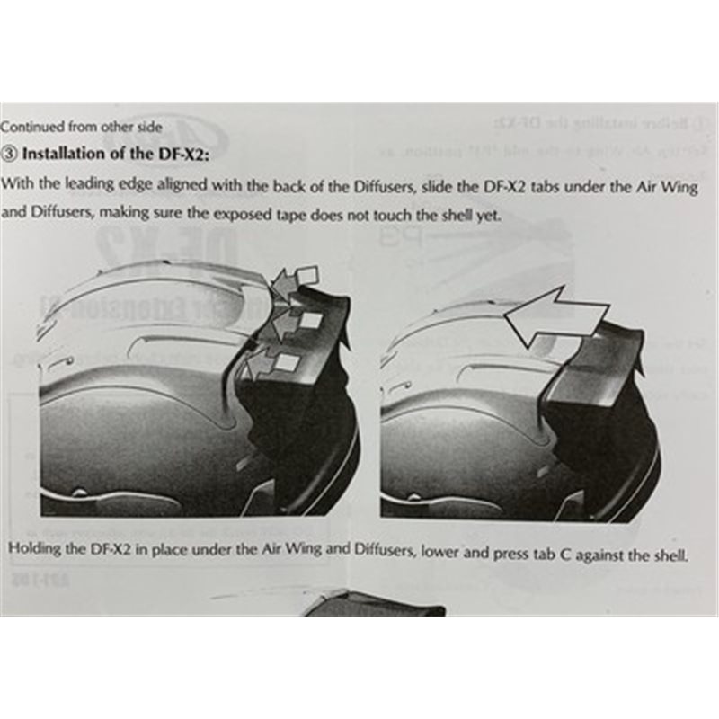 ALERON TRASERO RX7V RACING AHUMADO/TRANSPARENTE