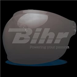 PANTALLA BURBUJA CINTA MARRÓN BELL BULLITT AHUMADO OSCURO