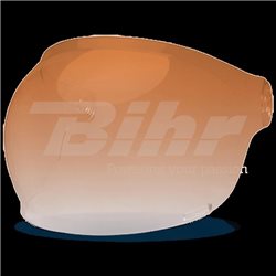 PANTALLA BURBUJA CINTA MARRÓN BELL BULLITT ÁMBAR