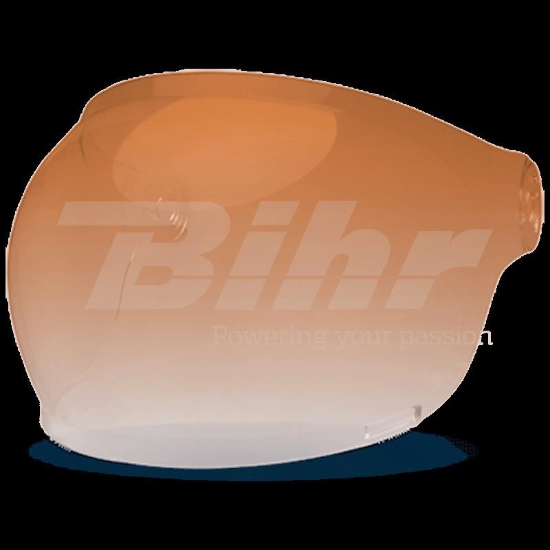 PANTALLA BURBUJA CINTA MARRÓN BELL BULLITT ÁMBAR