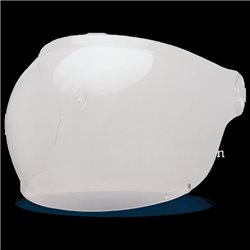 PANTALLA BURBUJA CINTA MARRÓN BELL BULLITT TRANSPARENTE