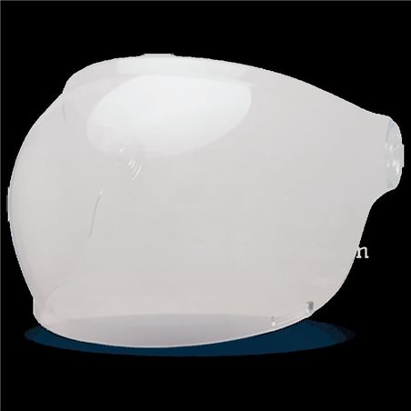 PANTALLA BURBUJA CINTA MARRÓN BELL BULLITT TRANSPARENTE