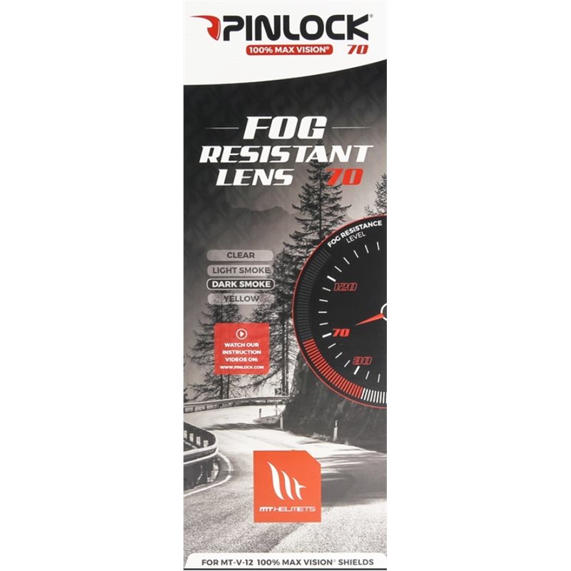 DKS 157 LAMINA PINLOCK MAX VISION PARA PANTALLA MT-V-12 NEGRA