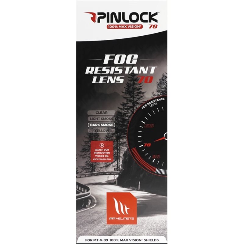 DKS 155 LAMINA PINLOCK MAX VISION PARA PANTALLA MT-V-09 OSCURA