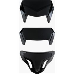 KIT 3 VENTILACIONES ATOM NEGRO MATE