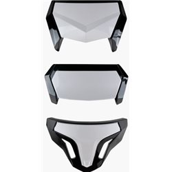 KIT 3 VENTILACIONES ATOM BLANCO BRILLO