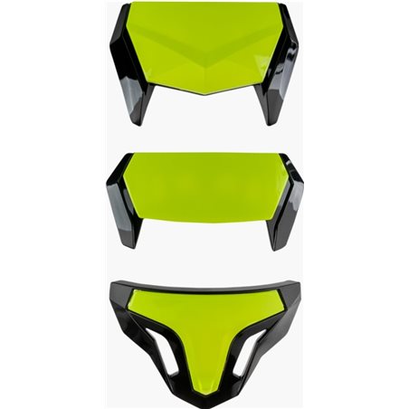 KIT 3 VENTILACIONES ATOM AMARILLO FLUOR