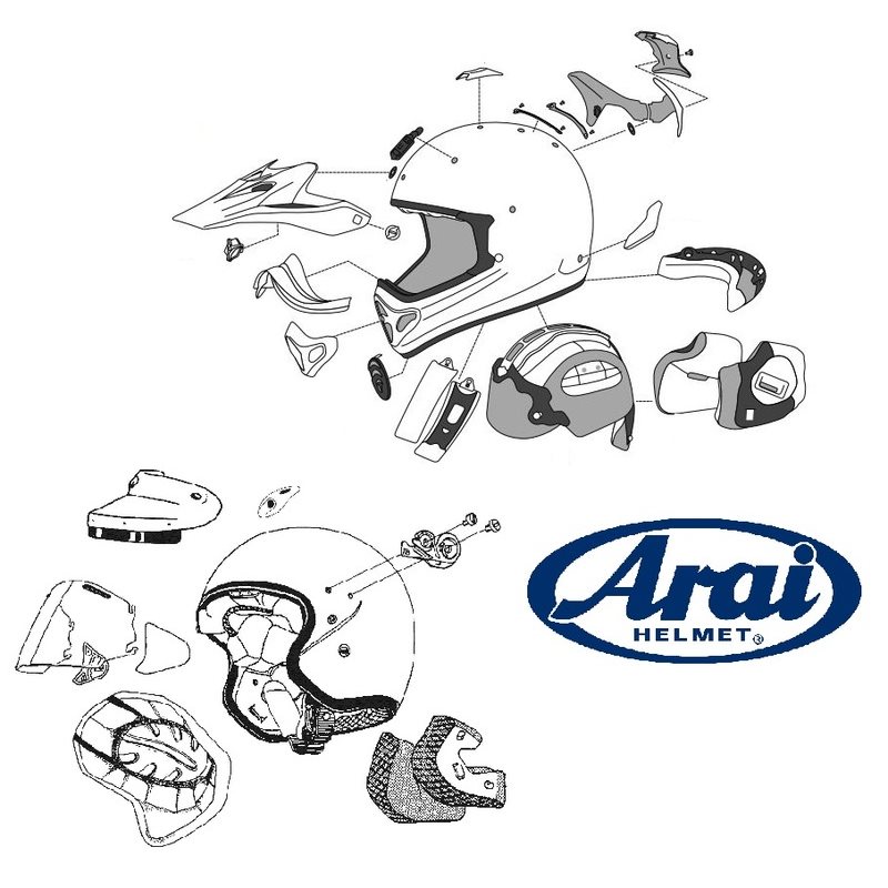 PANTALLA ARAI SAI DOBLE, TRANSPARENTE