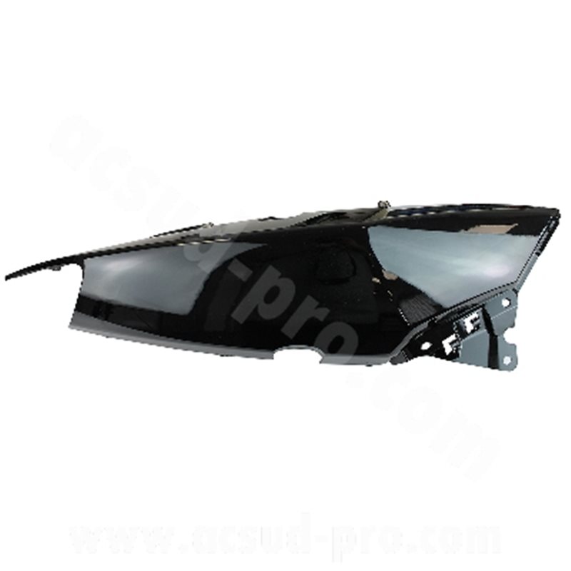 TAPA TRASERA DERECHA YAMAHA TMAX 500 2008-11 NEGRO BRILLANTE