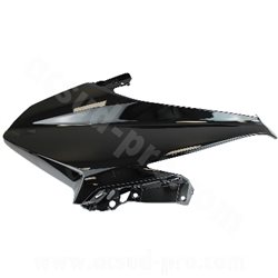 TAPA DEPOSITO IZQUIERDA YAMAHA T-MAX 500 2008- 11 NEGRO BRILLANTE