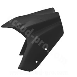 GUARDABARROS DELANTERO T-MAX 08'-11' NEGRO MATE