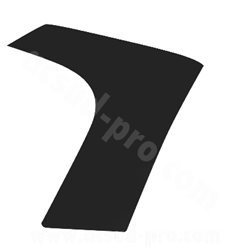 BOOMERANG DELANTERO DERECHO T-MAX 08'-11' NEGRO MATE