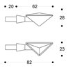 INTERMITENTES Z LED ROJO B-LUX BARRACUDA