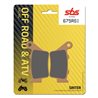 APRILIA CAPONORD / ABS1200 (2013-2016) TRASERA PASTILLAS FRENO SBS