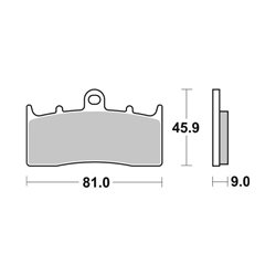 BMW R C MONTAUK 1200 (2002-2004) PASTILLAS FRENO SBS