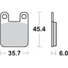 GAS GAS PAMPERA 125 (1996-2003) TRASERA PASTILLAS FRENO SBS