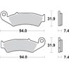 HONDA XR R 250 (1988-1989) DELANTERA PASTILLAS FRENO SBS