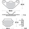 HUSQVARNA WR 240 (1991-1991) TRASERA PASTILLAS FRENO SBS