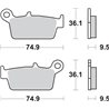 KAWASAKI KLX R 650 (1996-2002) TRASERA PASTILLAS FRENO SBS