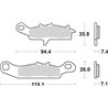 KAWASAKI KVF PRAIRIE 4X4 (KVF650A/B) 650 (2001-2003) DELANTERA/DERECHA PASTILLAS FRENO SBS
