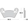 POLARIS RANGER EFI 6X6 700 (2012 -  ) TRASERA PASTILLAS FRENO SBS