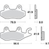 TRIUMPH DAYTONA 750 (1991-1992) TRASERA PASTILLAS FRENO SBS