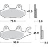 TRIUMPH TIGER 900 (1993-1998) DELANTERA/DERECHA PASTILLAS FRENO SBS