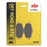 YAMAHA DT R 125 (1999-2000) DELANTERA Y TRASERA PASTILLAS FRENO SBS