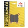 YAMAHA YZ F 450 (2004-2004) S-CJ05C-5XD / TRASERA PASTILLAS FRENO SBS