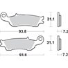 YAMAHA YZ F 450 (2015-2015) F-CJ18C-1SL / DELANTERA PASTILLAS FRENO SBS