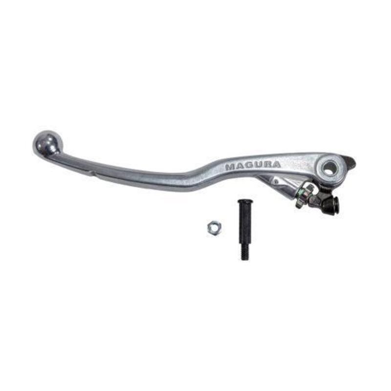 MANETA DE EMBRAGUE PLATA MAGURA HYMEC 167, LARGA 163MM