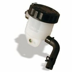 DEPÓSITO PARA BOMBA DE FRENO NISSIN SALIDA 45º SOPORTE VERTICAL