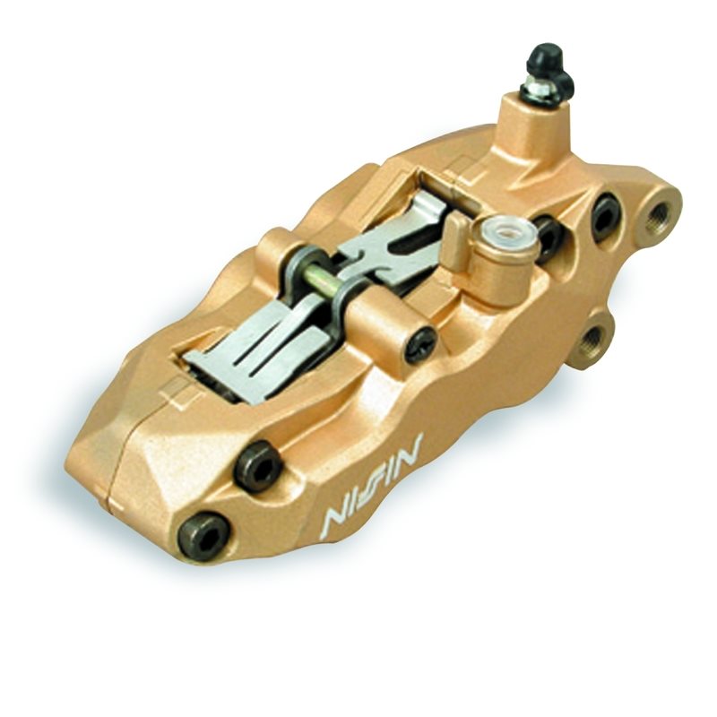 PINZA FRENO 6 PISTONES NISSIN IZQUIERDA - ORO