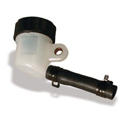 DEPÓSITO PARA BOMBA DE EMBRAGUE NISSIN SALIDA 90º SOPORTE VERTICAL