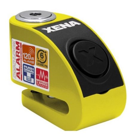 ANTIRROBO DISCO XENA CON ALARMA AMARILLO