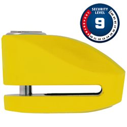 BLOQUEO DISCO ABUS CON ALARMA 277A YELLOW BULON 10MM