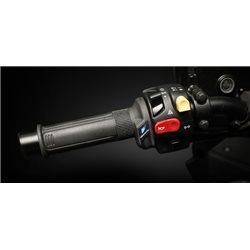 PUÑOS CALEFACTABLES KOSO HG-13 120 MM, CON INTERRUPTOR DE PULGAR INTEGRADO