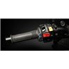 PUÑOS CALEFACTABLES KOSO HG-13 120 MM, CON INTERRUPTOR DE PULGAR INTEGRADO